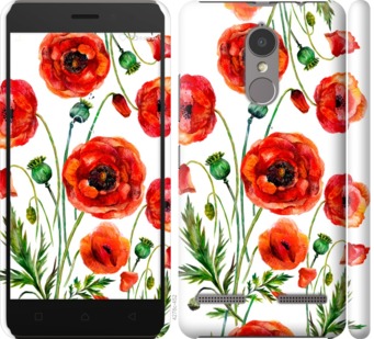 

Чехол Нарисованные маки для Lenovo K6 743941