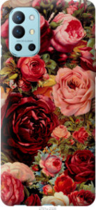 Чехол Цветущие розы для OnePlus 9R