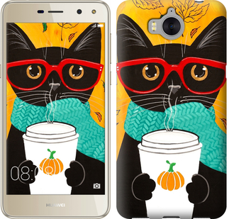 

Чехол Осенний кот для Huawei Y5 2017 639863