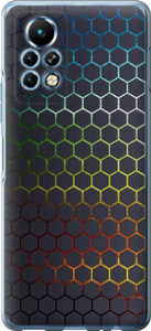Чехол Переливающиеся соты для Infinix Note 11 Pro