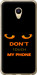 Чохол Don't touch the phone на Meizu M5s