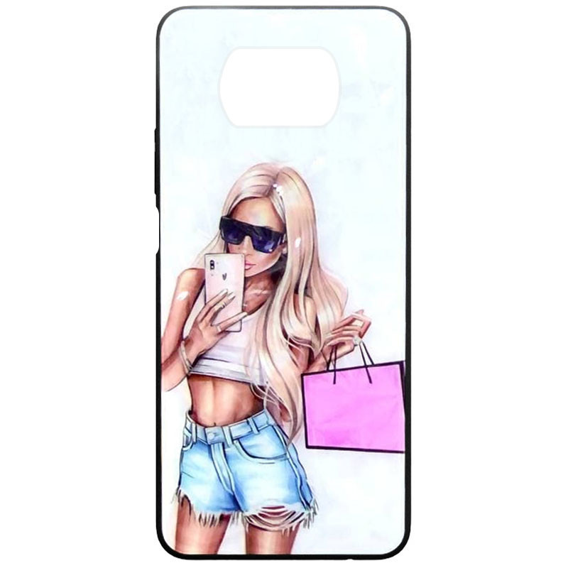 TPU+PC чехол Prisma Ladies для Xiaomi Poco X3 NFC / Poco X3 Pro (Handbag)