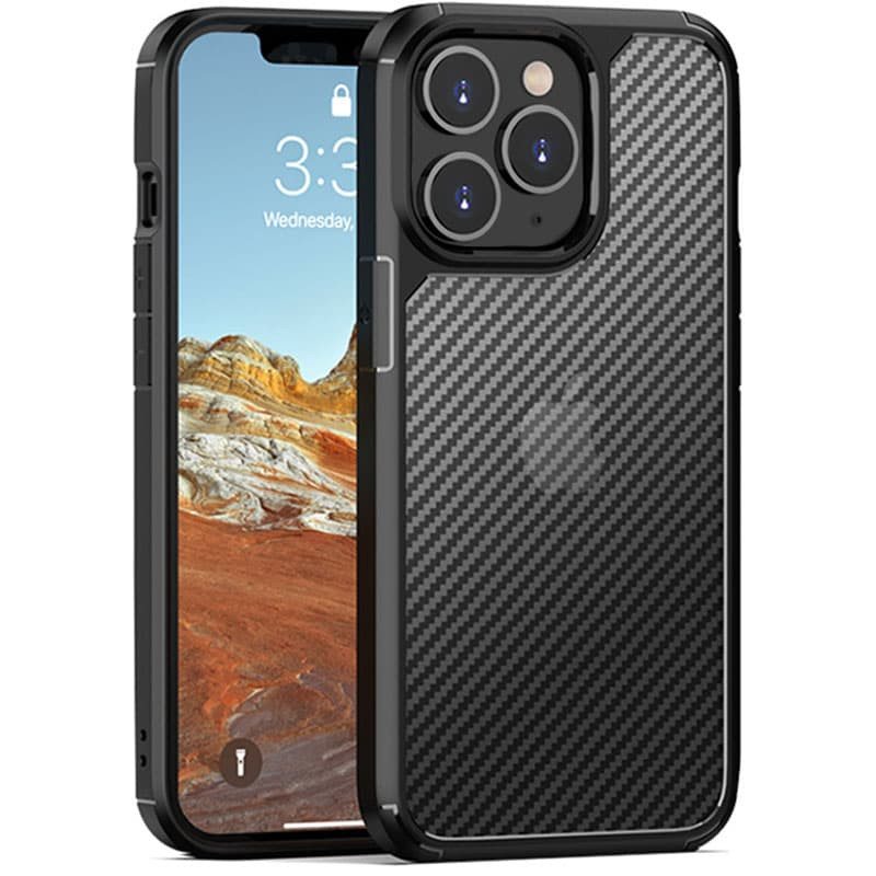 

Чехол TPU+PC Matte Carbon для Apple iPhone 11 Pro Max (6.5") (Черный) 1216621