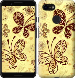 

Чехол Красивые бабочки для Google Pixel 3a 875272