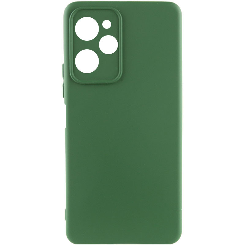 Чохол Silicone Cover Lakshmi Full Camera (A) на Xiaomi Poco X5 Pro 5G (Зелений / Dark green)