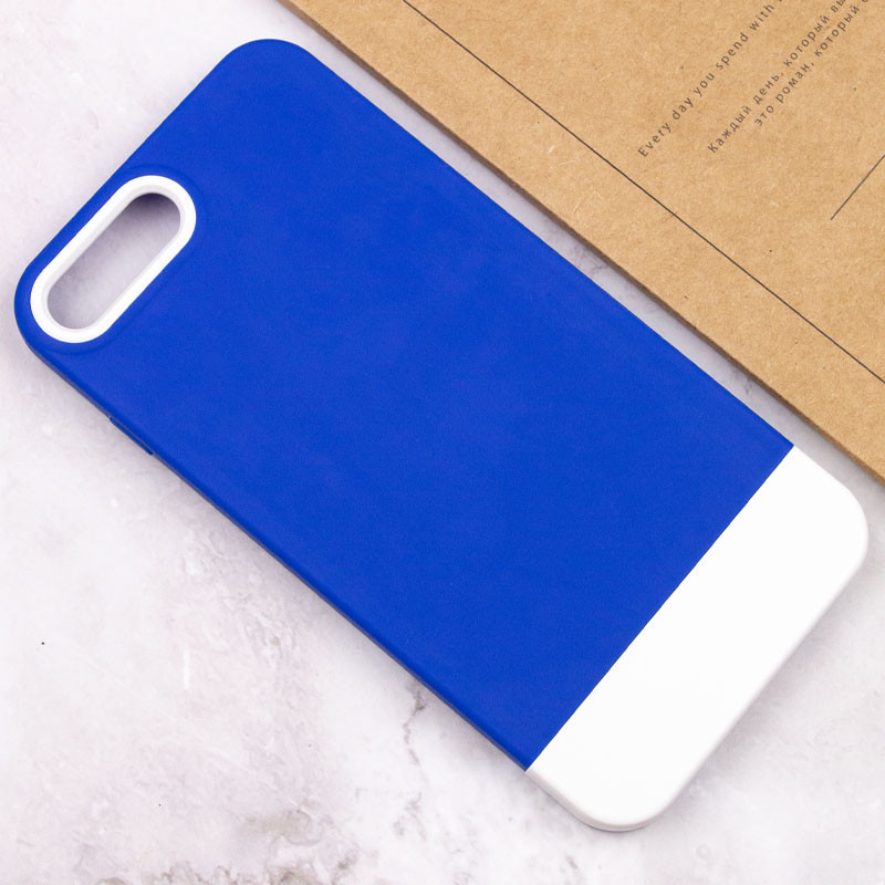 Чехол TPU+PC Bichromatic для Apple iPhone 7 plus / 8 plus (5.5") (Navy Blue / White) в магазине vchehle.ua