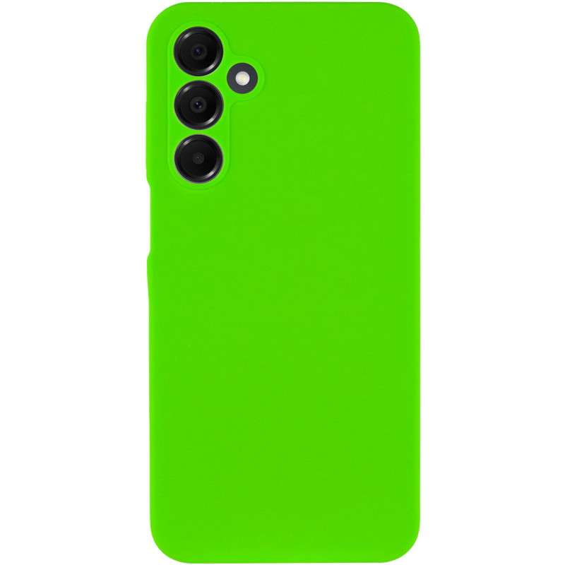 Фото Чохол Silicone Cover Lakshmi Full Camera (AA) на Samsung Galaxy A16 4G/5G (Салатовий / Neon green) на vchehle.ua