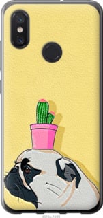

Чохол Мопс з кактусом на Xiaomi Mi8 795720