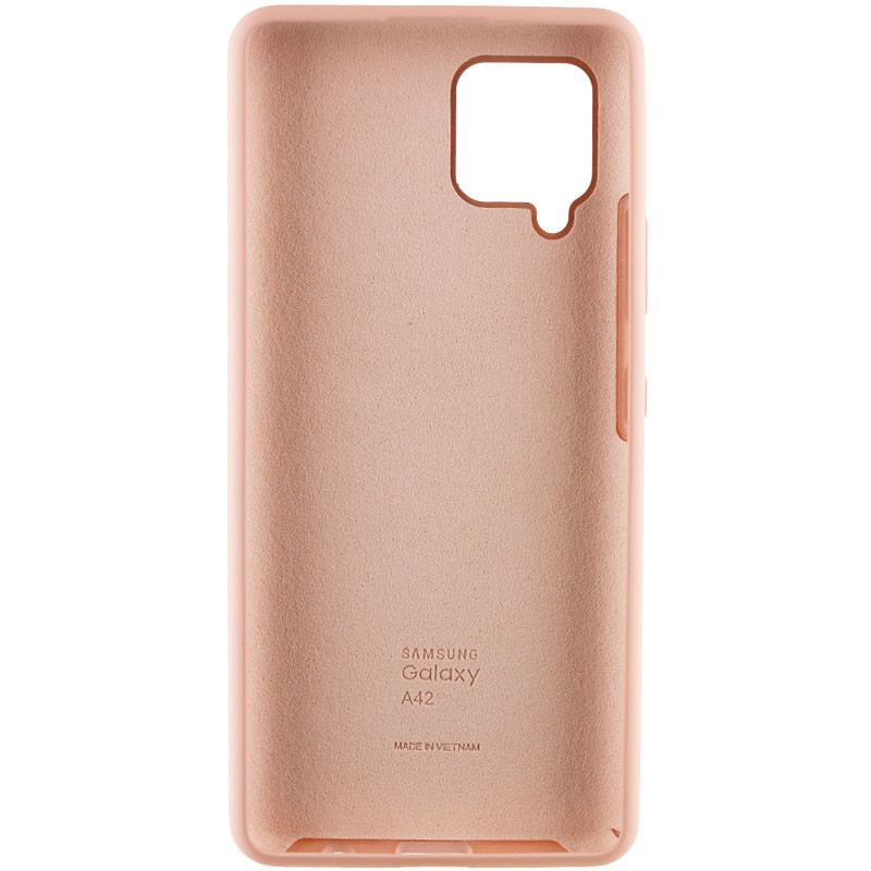 Фото Чехол Silicone Cover Full Protective (AA) для Samsung Galaxy A42 5G (Розовый / Pink Sand) на vchehle.ua