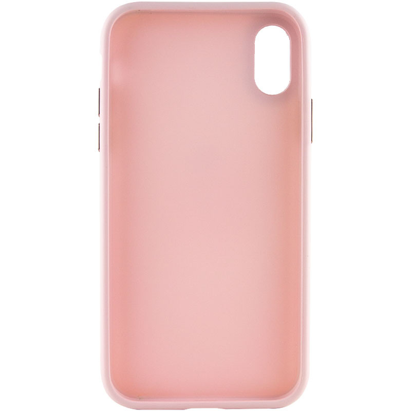 Фото TPU чехол Bonbon Metal Style для Apple iPhone XS Max (6.5") (Розовый / Light pink) в магазине vchehle.ua
