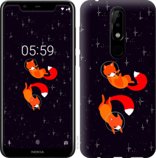 

Чохол Лисички в космосі на Nokia 5.1 Plus 878626