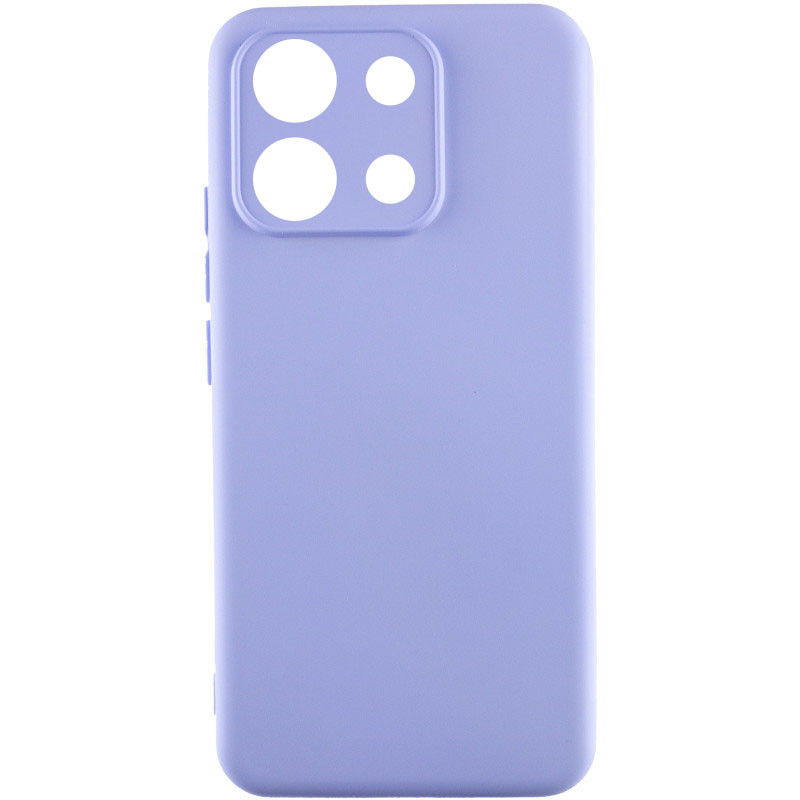 Чохол Silicone Cover Lakshmi Full Camera (AA) на Xiaomi Redmi Note 14S (Бузковий / Dasheen)