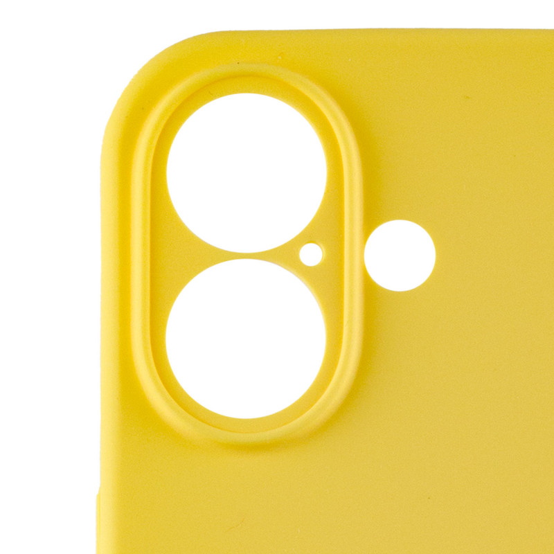 Купить Чехол Silicone Case Full Camera Protective (AA) для Apple iPhone 16 (6.1") (Желтый / Yellow) на vchehle.ua