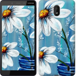 

Чохол Красиві арт-ромашки на Nokia 1 Plus 764140