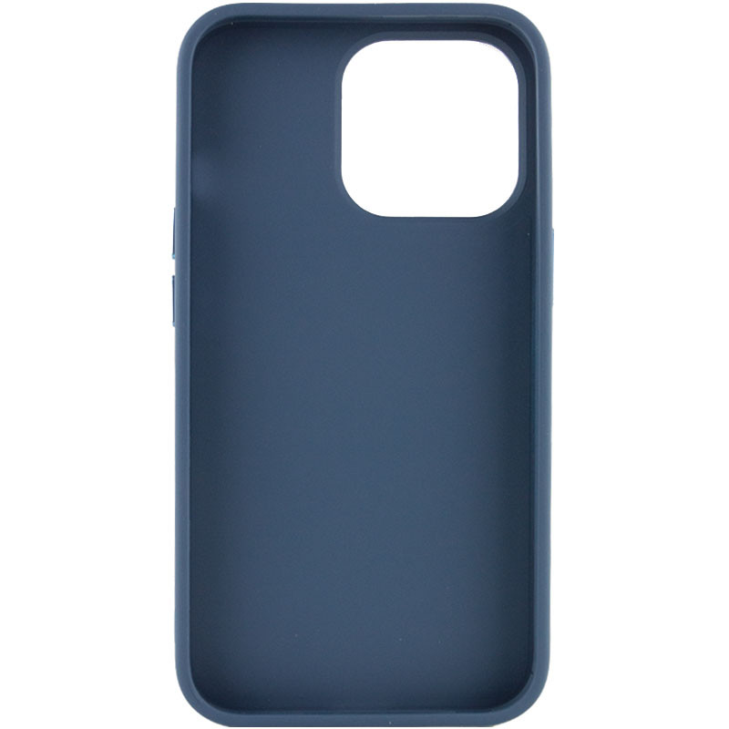 Фото TPU чохол Bonbon Metal Style на Apple iPhone 13 Pro Max (6.7") (Синій / Denim Blue) в маназині vchehle.ua