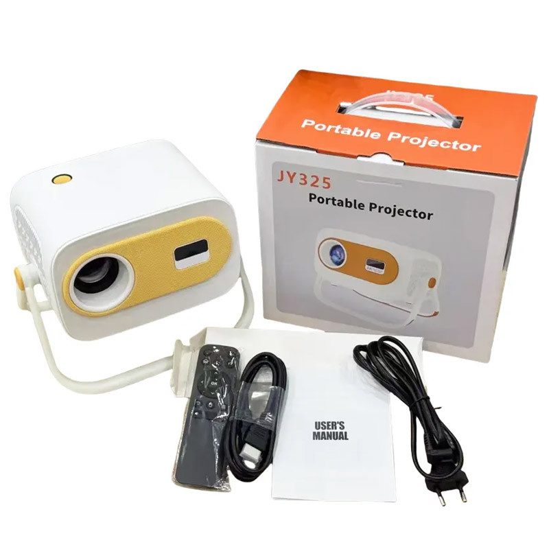 Замовити Проектор 4k Android JY325 (White / Orange) на vchehle.ua