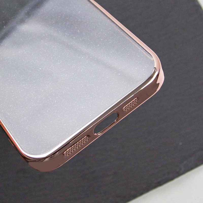 Заказать Чехол TPU+PC Glittershine для Apple iPhone 15 (6.1") (Rose Gold) на vchehle.ua