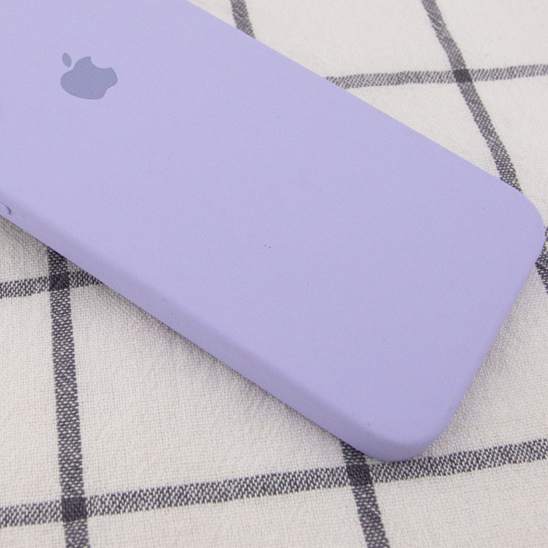 Фото Чохол Silicone Case Square Full Camera Protective (AA) на Apple iPhone 6/6s (4.7") (Бузковий / Dasheen) на vchehle.ua