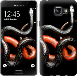 

Чохол Червоно-чорна змія на чорному тлі на Samsung Galaxy A5 (2016) A510F 481965