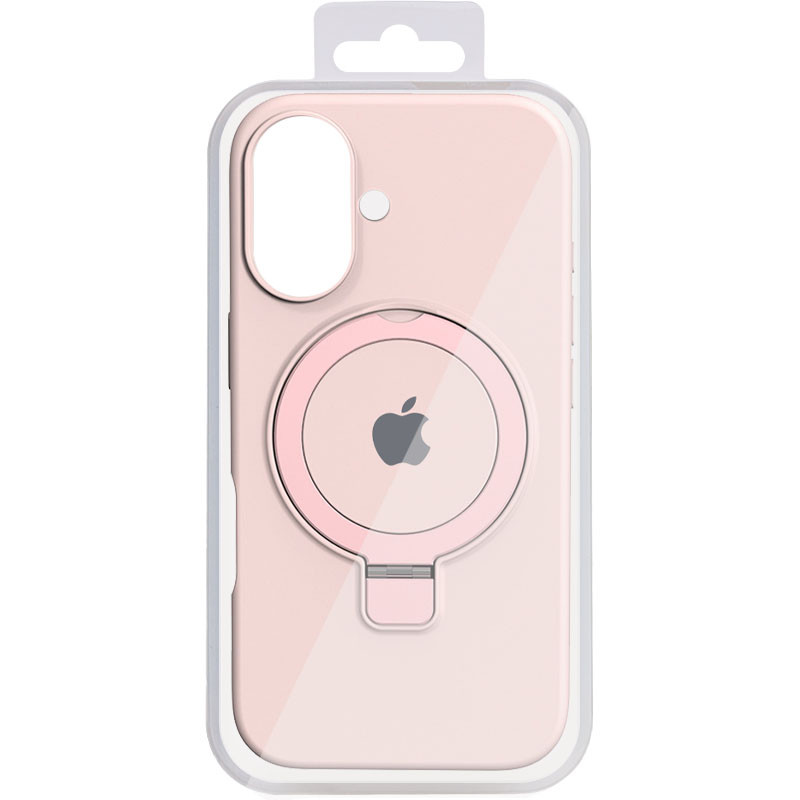 Фото Чохол Silicone Case Full Protective with Ring на Apple iPhone 16 (6.1") (Pink) на vchehle.ua