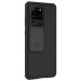 Фото Карбоновая накладка Nillkin Camshield (шторка на камеру) для Samsung Galaxy S20 Ultra (Черный / Black) в магазине vchehle.ua