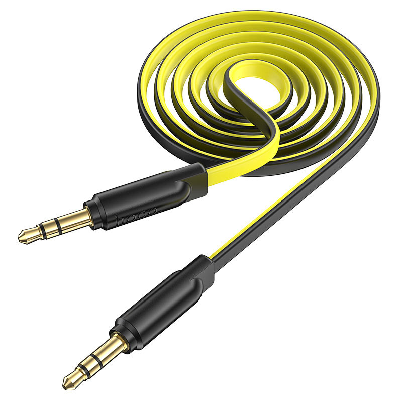Фото Аудио кабель Aux Hoco UPA16 (1m) (Желтый) на vchehle.ua
