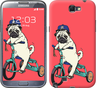 

Чохол Мопс на велосипеді на Samsung Galaxy Note 2 N7100 87573