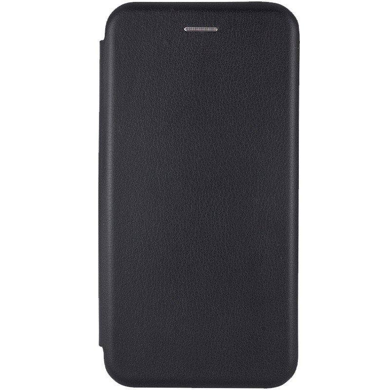 Кожаный чехол-книжка Classy для Realme C75 / C75x (Черный)