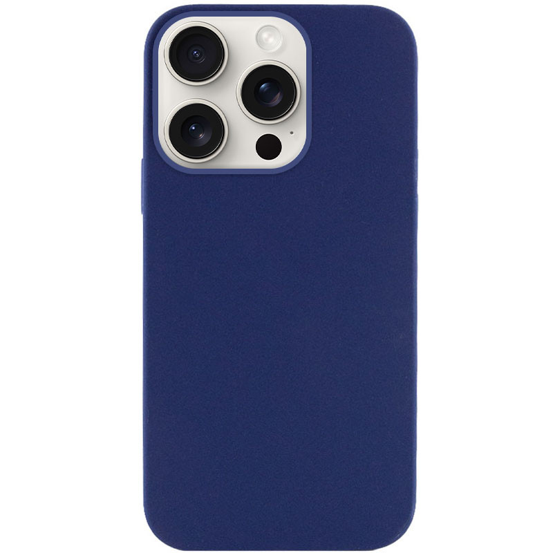 Чохол Silicone Case Full Protective (AA) NO LOGO на Apple iPhone 16 Pro Max (6.9") (Синій / Deep navy)