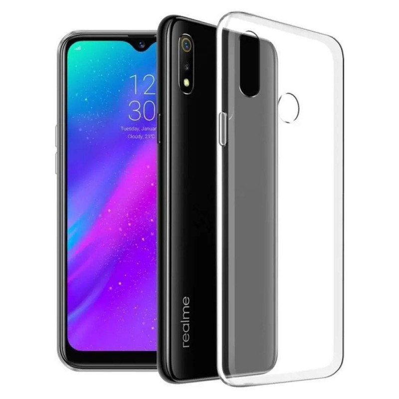 TPU чехол Epic Transparent 1,0mm для Realme C3
