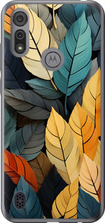 

Чехол Кольорове листя для Motorola E6i 1629780