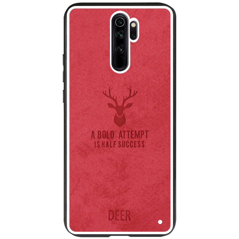 

TPU+Textile чехол Deer для Xiaomi Redmi Note 8 Pro (Красный) 787711