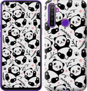 Чехол Панды для Realme 5