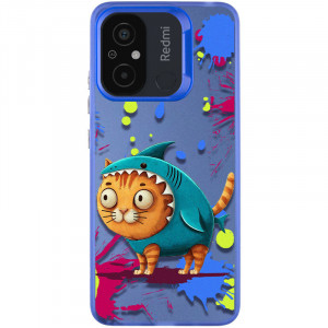 TPU+PC чехол TakiTaki Graffiti magic glow для Xiaomi Redmi 12C