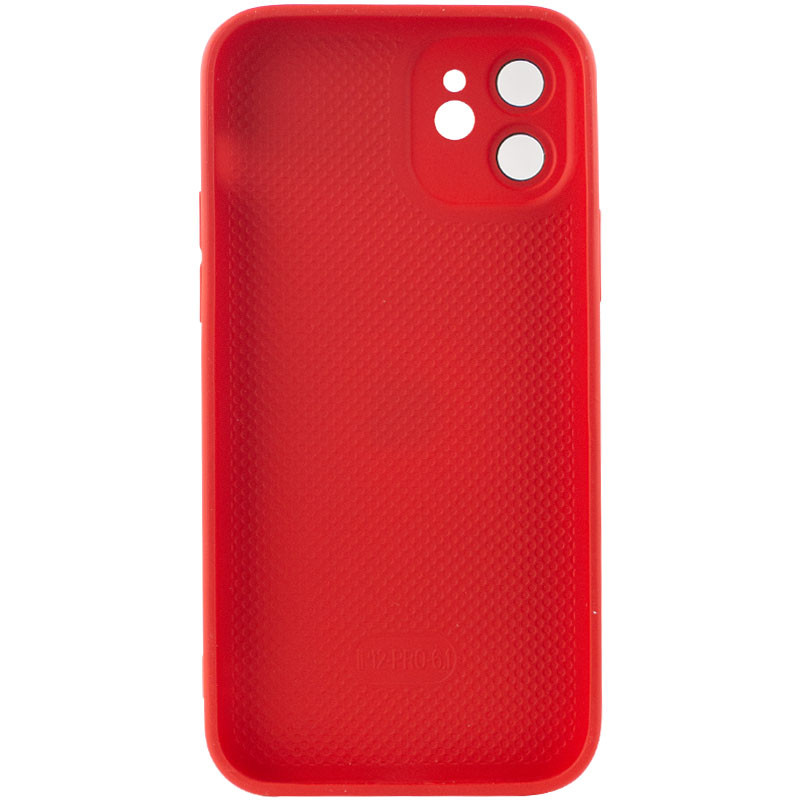 Фото Чехол TPU+Glass Sapphire matte case для Apple iPhone 12 (6.1") (Cola Red) в магазине vchehle.ua