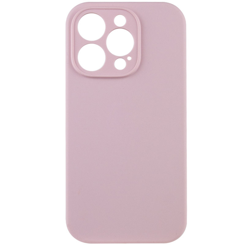 Чохол Silicone Case Full Camera Protective (AA) NO LOGO на Apple iPhone 13 Pro (6.1") (Рожевий / Chalk Pink)