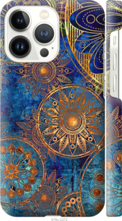 Чехол Золотой узор для iPhone 13 Pro