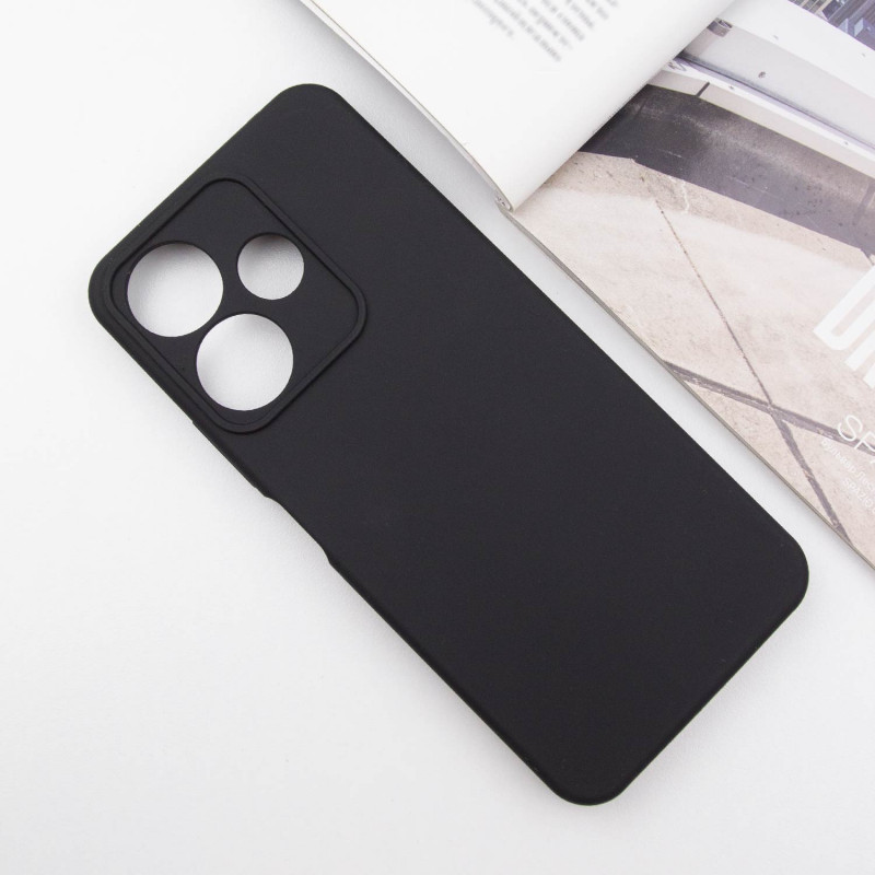 Фото Чехол Silicone Cover Lakshmi Full Camera (AA) для Xiaomi Redmi 13 4G / Poco M6 4G (Черный / Black) на vchehle.ua