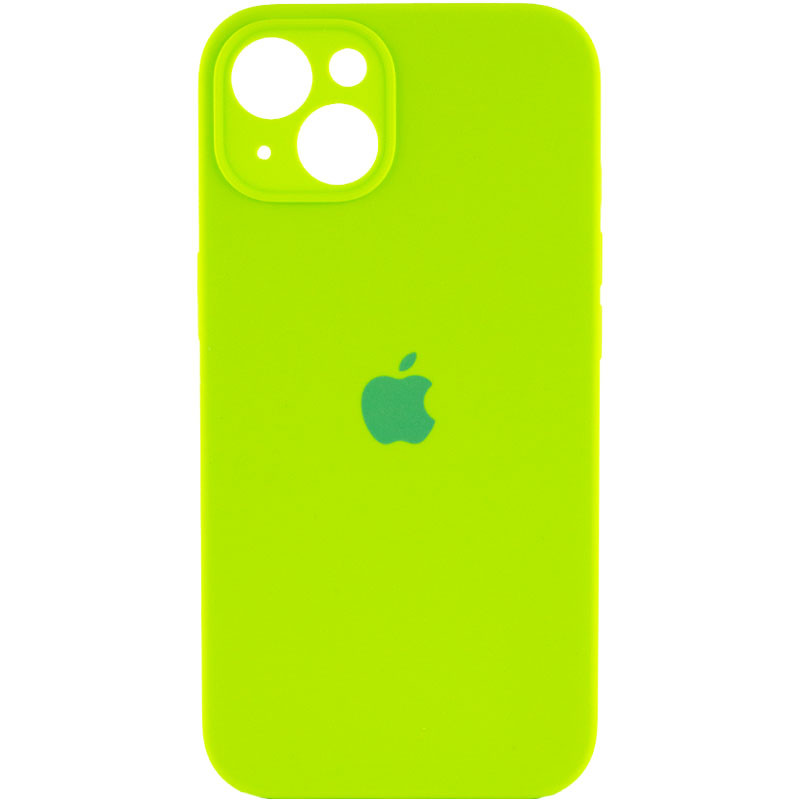 

Чехол Silicone Case Full Camera Protective (AA) для Apple iPhone 13 mini (5.4") (Салатовый / Neon green) 1192512