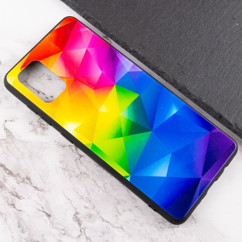 Фото TPU+Glass чохол Diversity на Samsung Galaxy A71 (Rainbow) в маназині vchehle.ua