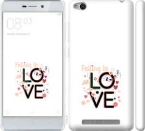 Чехол falling in love для Xiaomi Redmi 3