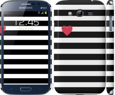 

Чехол Черно-белые полосы для Samsung Galaxy Grand I9082 751717