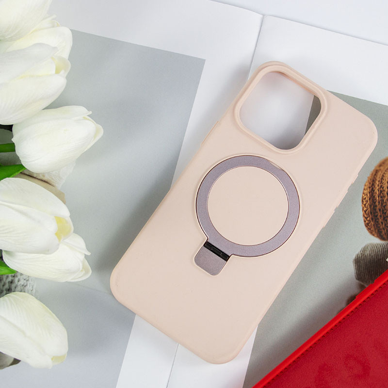 Чехол Silicone Case Full Protective NO LOGO with Ring для Apple iPhone 11 (6.1") (Pink) в магазине vchehle.ua