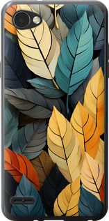 

Чехол Кольорове листя для LG Q6 1629853