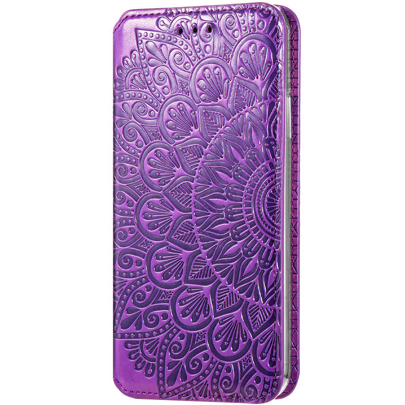 

Кожаный чехол книжка GETMAN Mandala (PU) для Samsung Galaxy A02s (Фиолетовый) 1127144