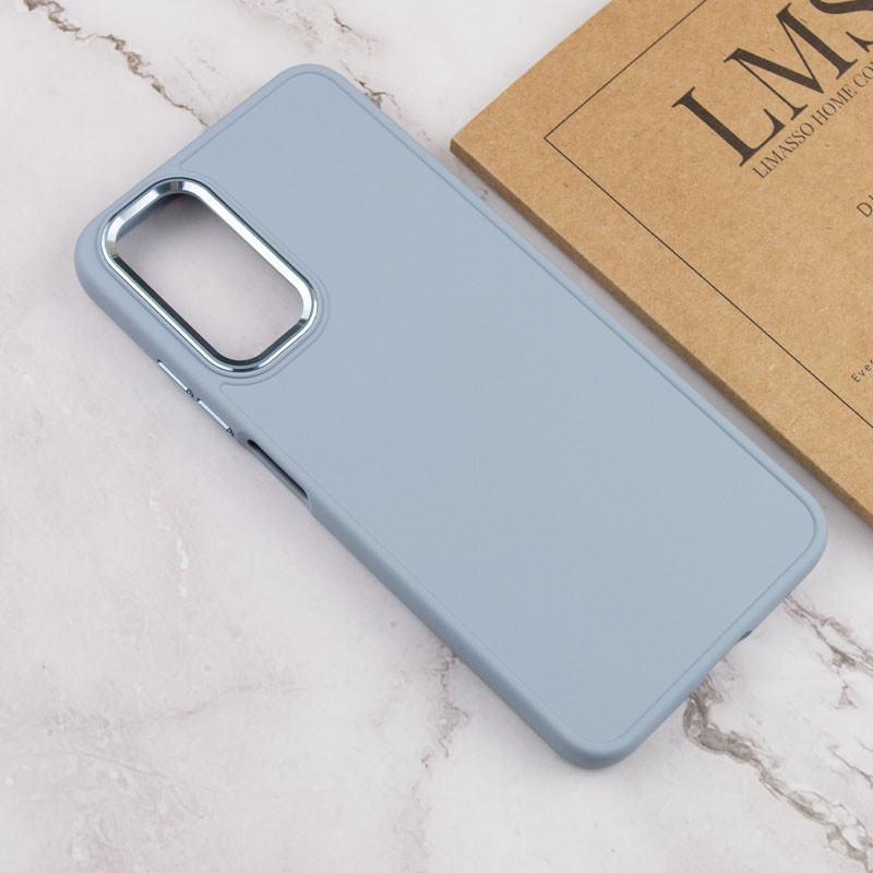 TPU чехол Bonbon Metal Style для Samsung Galaxy A34 5G (Голубой / Mist blue) в магазине vchehle.ua