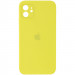 Чехол Silicone Case Square Full Camera Protective (AA) для Apple iPhone 11 (6.1") (Желтый / Bright Yellow)