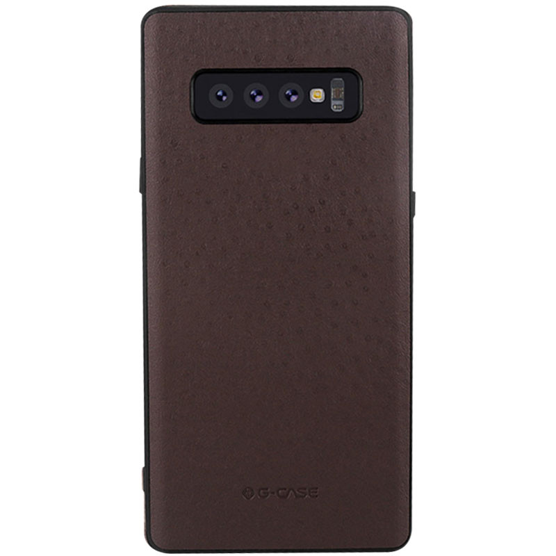 Накладка G-Case Duke series для Samsung Galaxy S10 (Темно-коричневый)