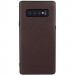 Накладка G-Case Duke series для Samsung Galaxy S10 (Темно-коричневый)