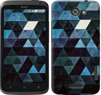 

Чехол Треугольники для HTC One X+ 174533